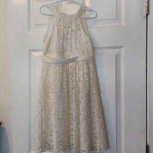 2 for $15 EUC David's Bridal lace halter dress